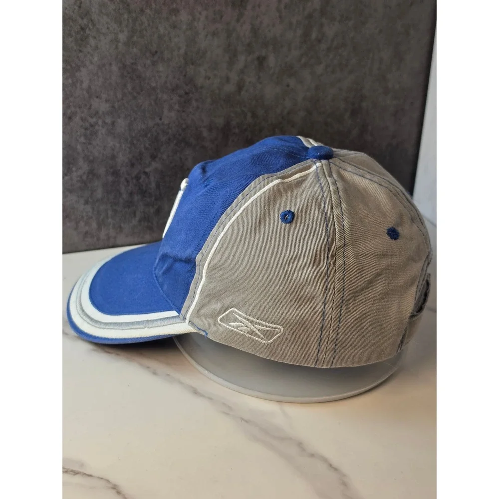 Reebok Indianapolis Colts Hat Mens Blue Grey NFL Team Apparel Adjustable Cap